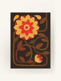 70s Flower Art Print