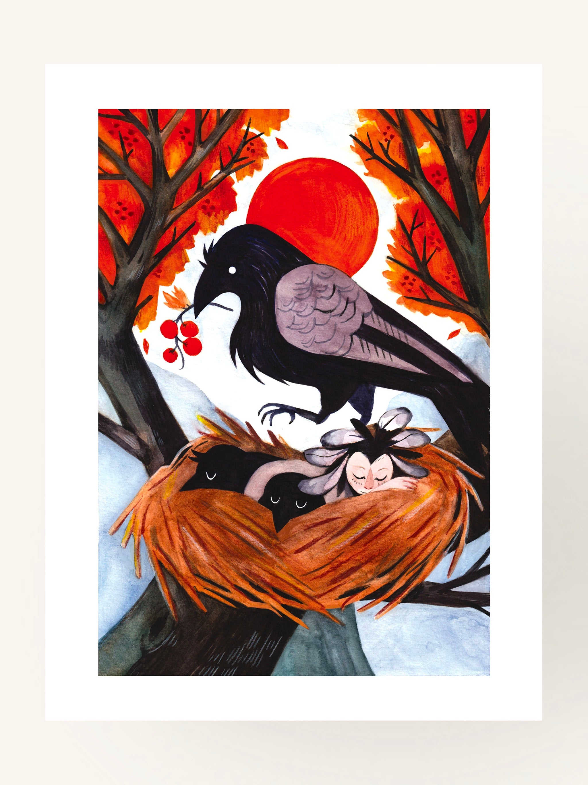 Crows Nest Art Print