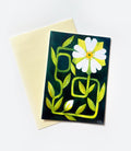 "White Flower" Greeting card