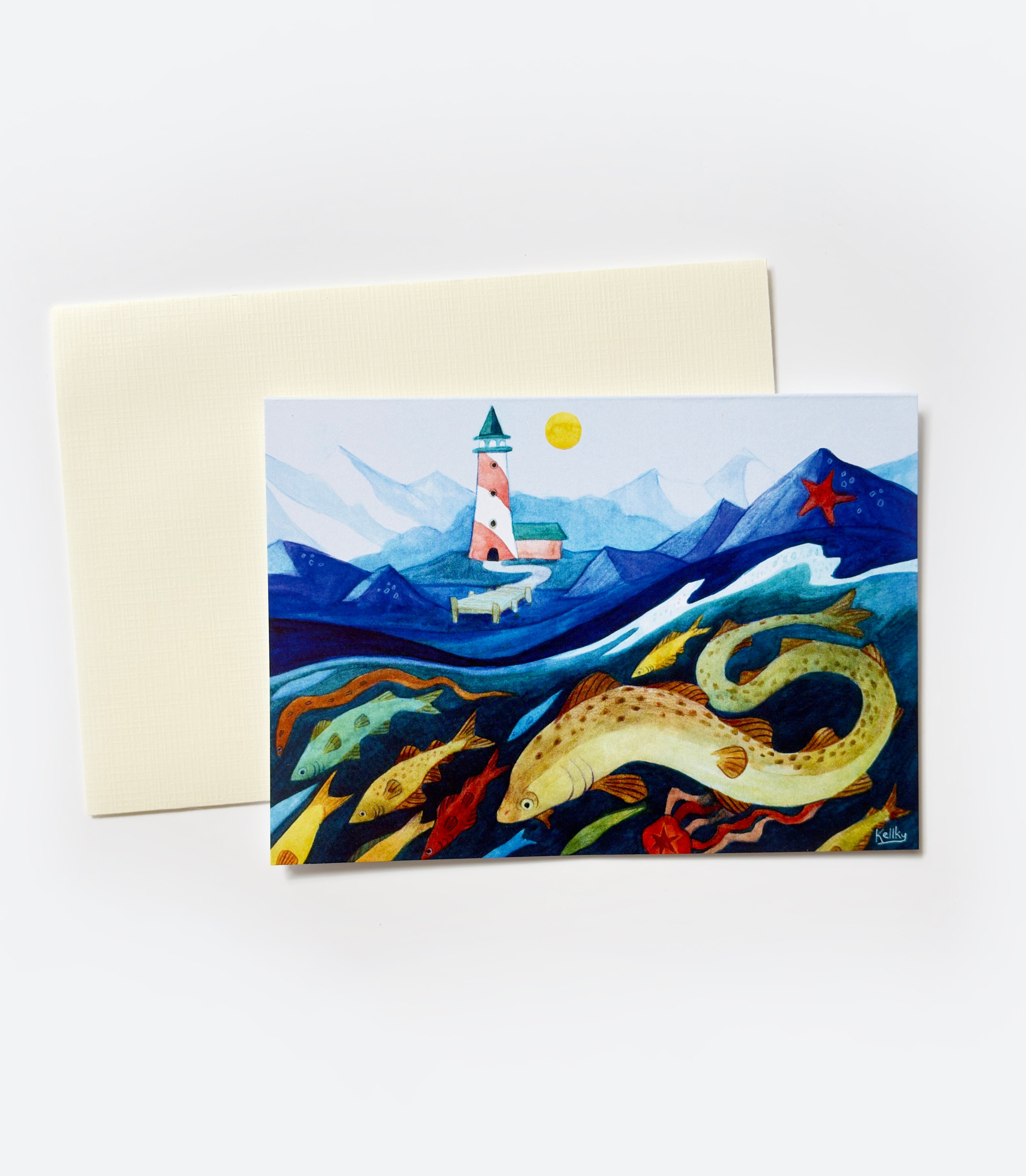 "Lighthouse" Greeting card