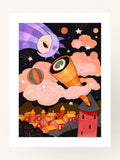 Telescope Art Print