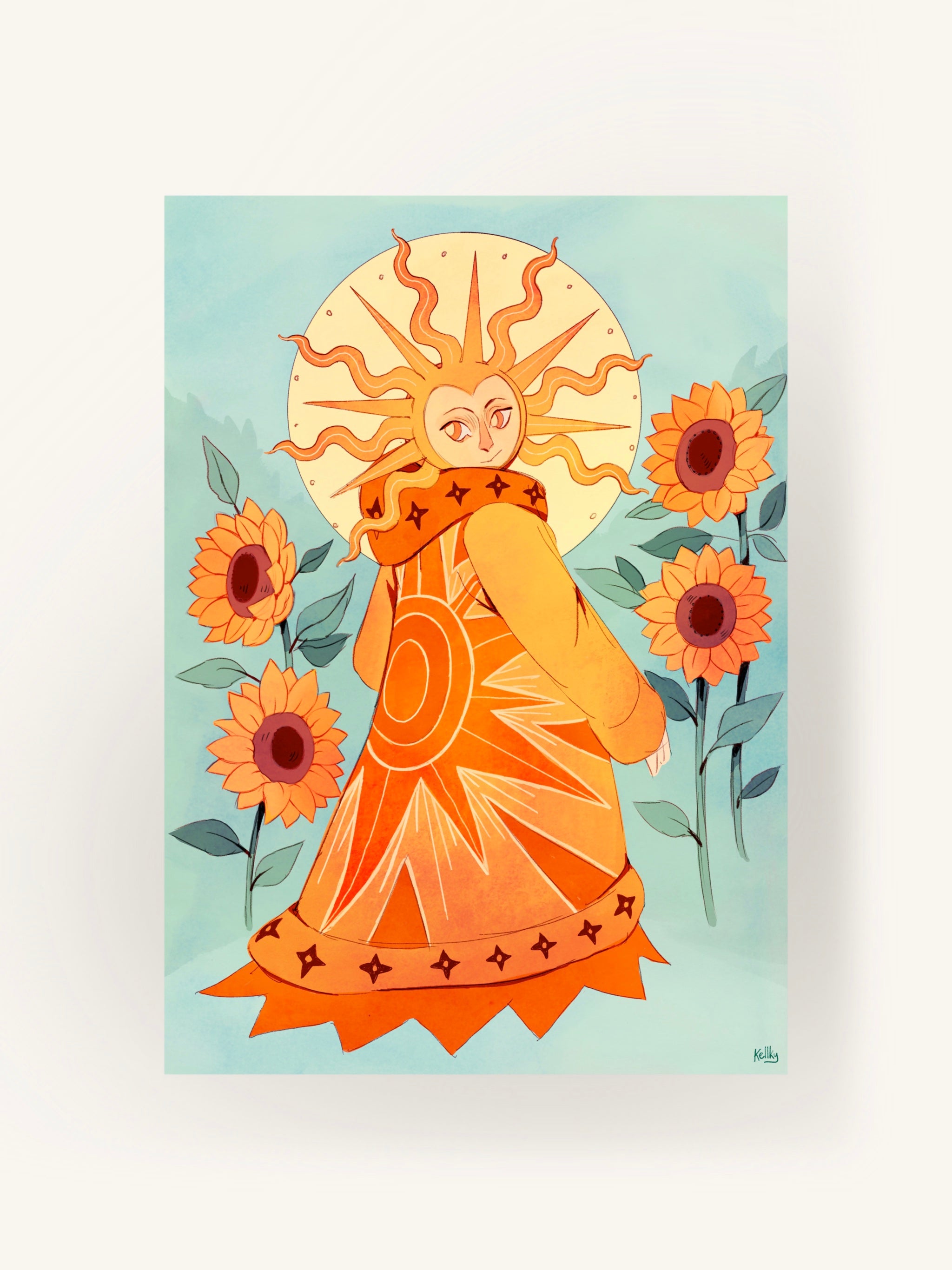 The Sun Postcard