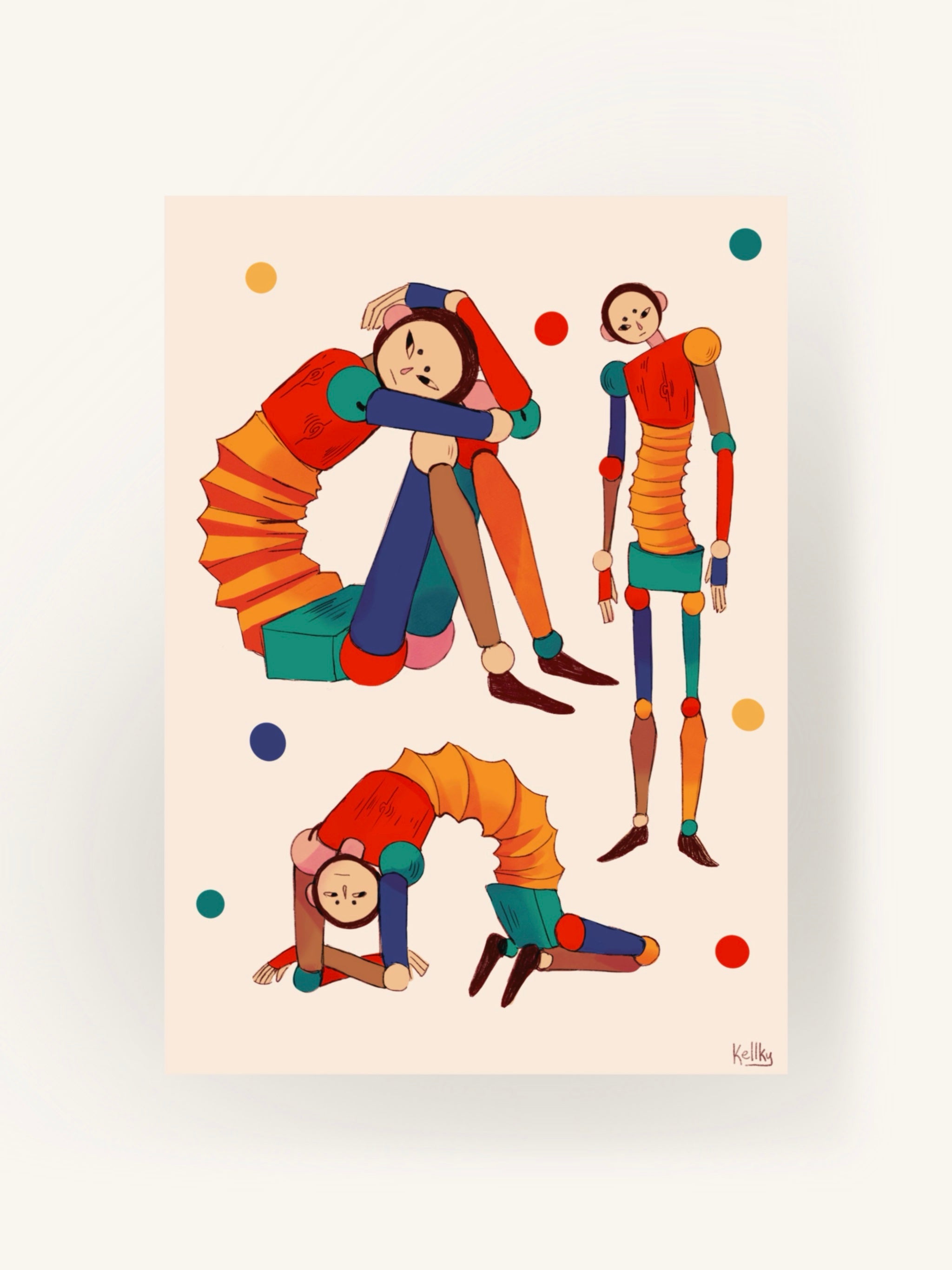 Toy Man Postcard