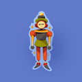 Small Wooden Toy Sticker