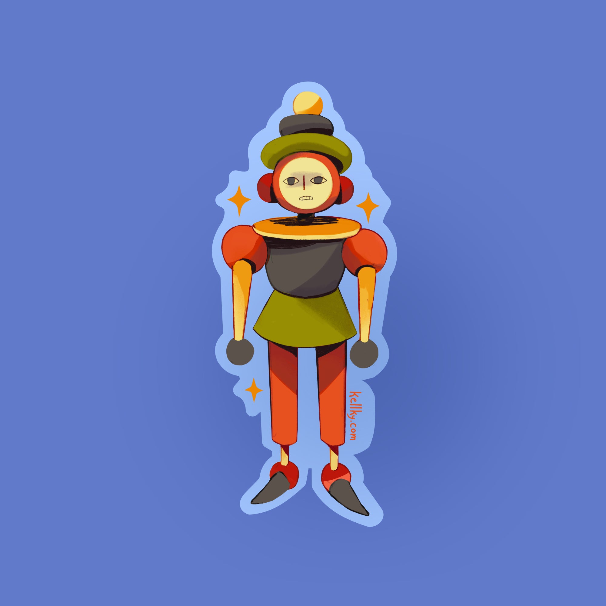 Small Wooden Toy Sticker